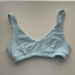 aerie baby blue bralette size M